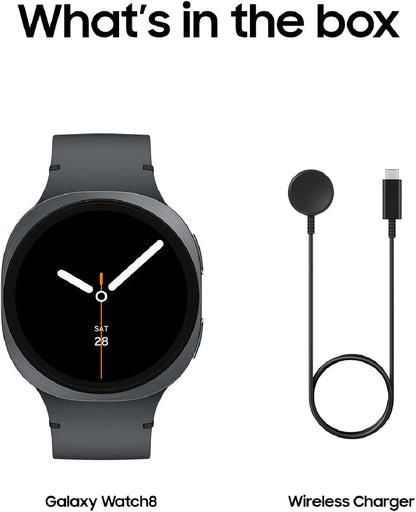 Samsung Galaxy Watch 8 44mm Bluetooth Smartwatch, Cushion Design, Fitness Tracker,
