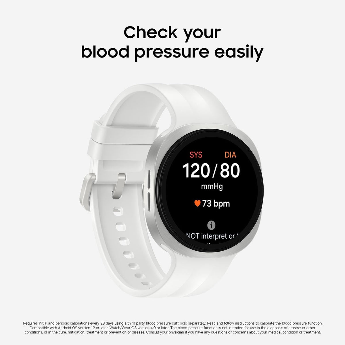 Samsung Galaxy Watch9, Silver, 44mm Bluetooth Smartwatch | Fitness Tracker