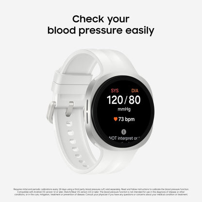 Samsung Galaxy Watch9, Silver, 44mm Bluetooth Smartwatch | Fitness Tracker