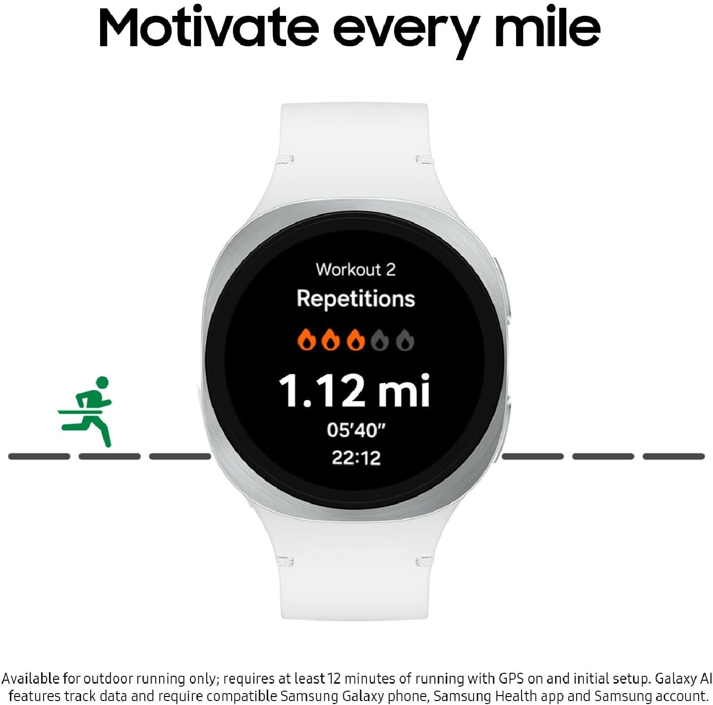 Samsung Galaxy Watch 8 44mm Bluetooth Smartwatch, Cushion Design, Fitness Tracker,