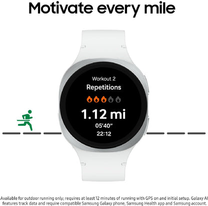 Samsung Galaxy Watch 8 44mm Bluetooth Smartwatch, Cushion Design, Fitness Tracker,