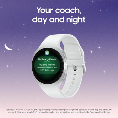 Samsung Galaxy Watch 8 44mm Bluetooth Smartwatch, Cushion Design, Fitness Tracker,