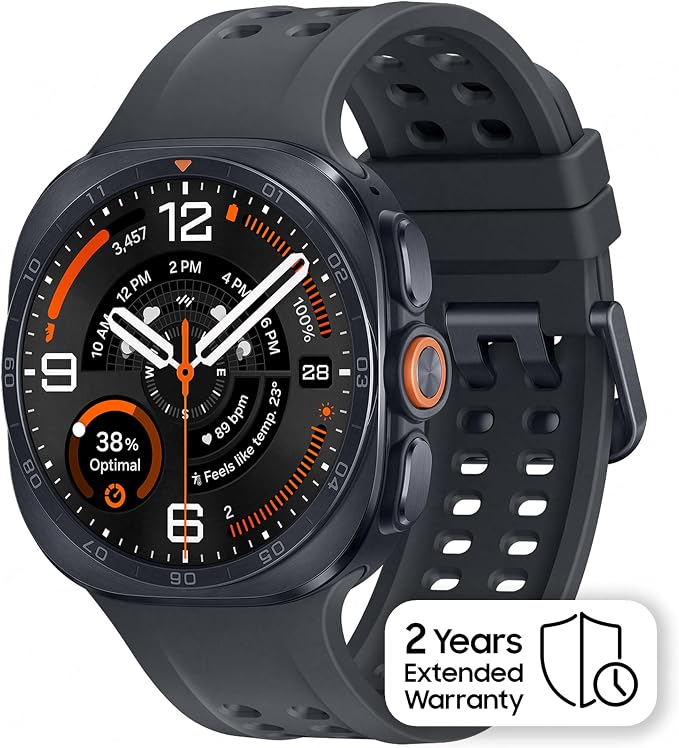 Samsung Galaxy Watch Ultra 2 AI Smartwatch – Fitness Tracking, Heart Rate Monitor & Rugged Design