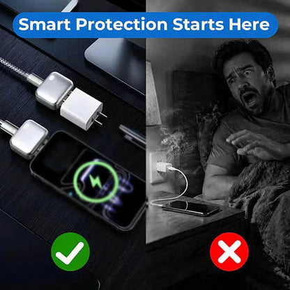 Smart Auto Stop Charging Adapter 140W (2PCS), AI-Powered Full Charge Protection, Universal Fast Charging Splitter for Phones, Tablets & USB Devices
