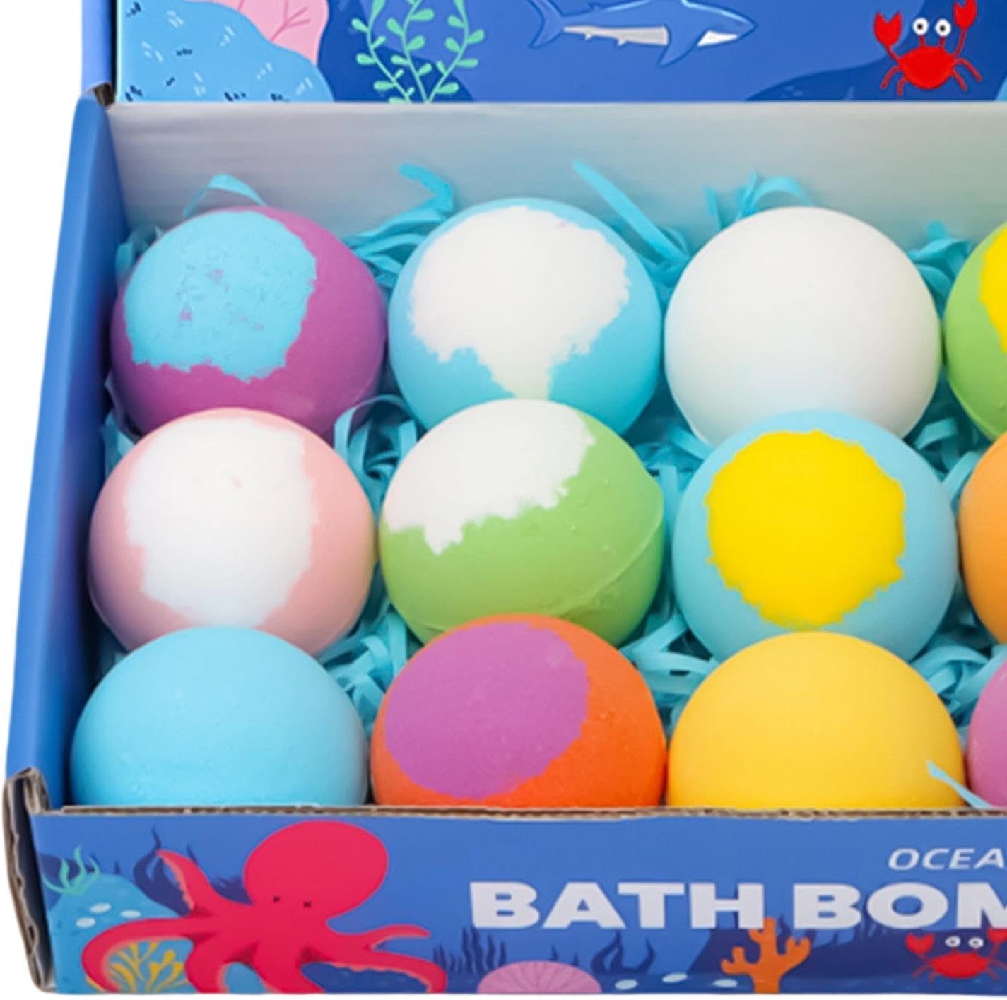 Ocean Series Bath Bombs with Surprise Sea Animal Toy