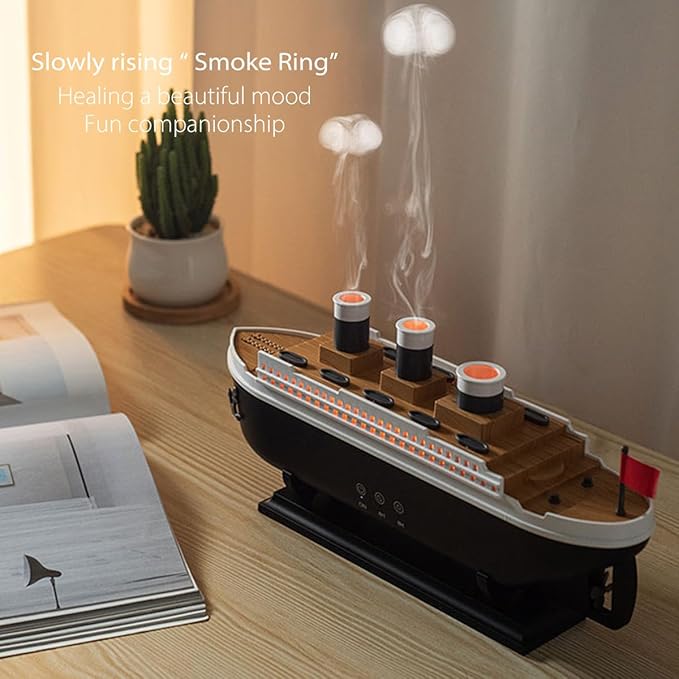 Jellyfish Steam Aromatherapy Oil Diffuser with LED Lights