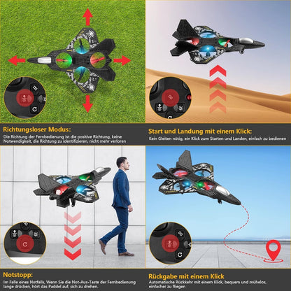 2.4GHz RC Fighter Aeroplane with LED Lights
