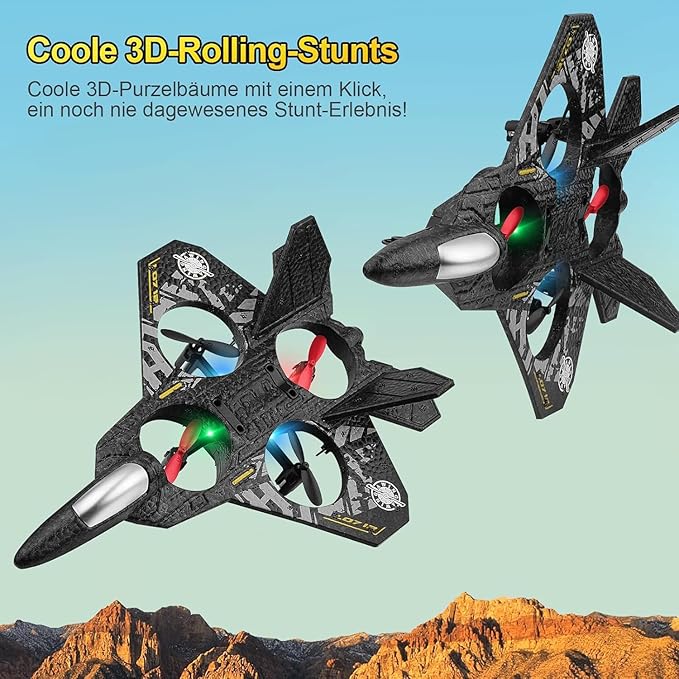 2.4GHz RC Fighter Aeroplane with LED Lights