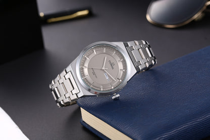 Original Coral Watch for Men, Two Tone Stainless Steel Watch with Time, Date and Day Display, 1 Year Warranty