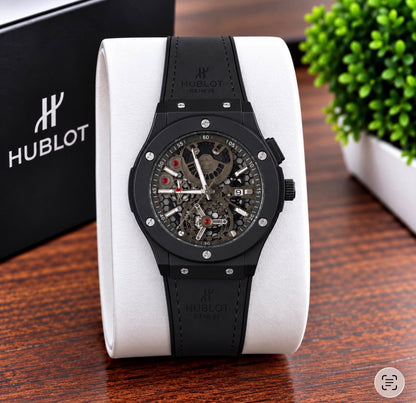 Hublot Big Bang Style Brown Skeleton Chronograph Luxury Watch