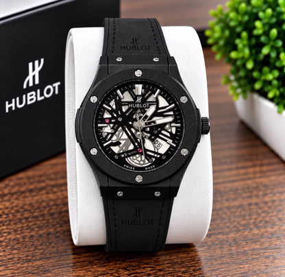 Hublot Big Bang Style Brown Skeleton Chronograph Luxury Watch