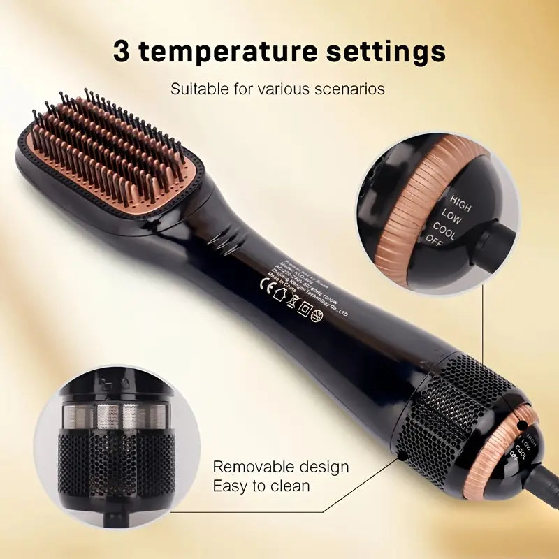 Joy Professional Hair Dryer|One-Step Hair Dryer & Straightener Brush|80% Time Saving