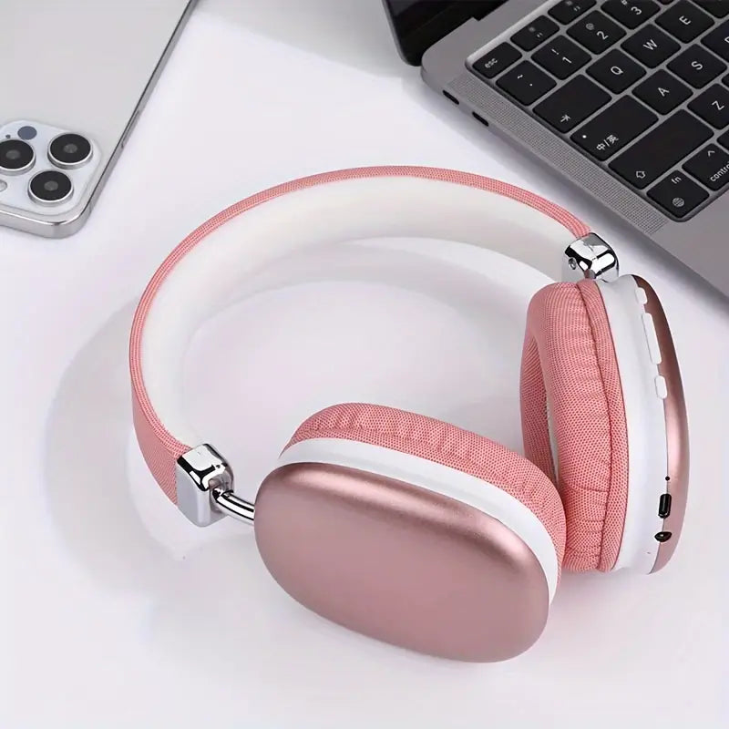 Wireless Headphones, Stereo Headphones With Microphone, Surging Bass, USB-C Charging Port, FM, Sports Headphones, Gaming Headsets