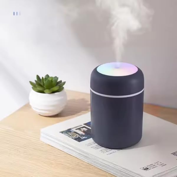 Mini USB Air Humidifier with Colorful Ambient Light & Silent Operation