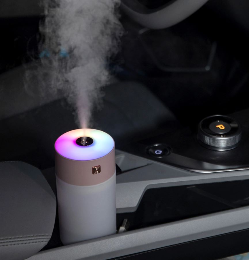 Mini USB Air Humidifier with Colorful Ambient Light & Silent Operation