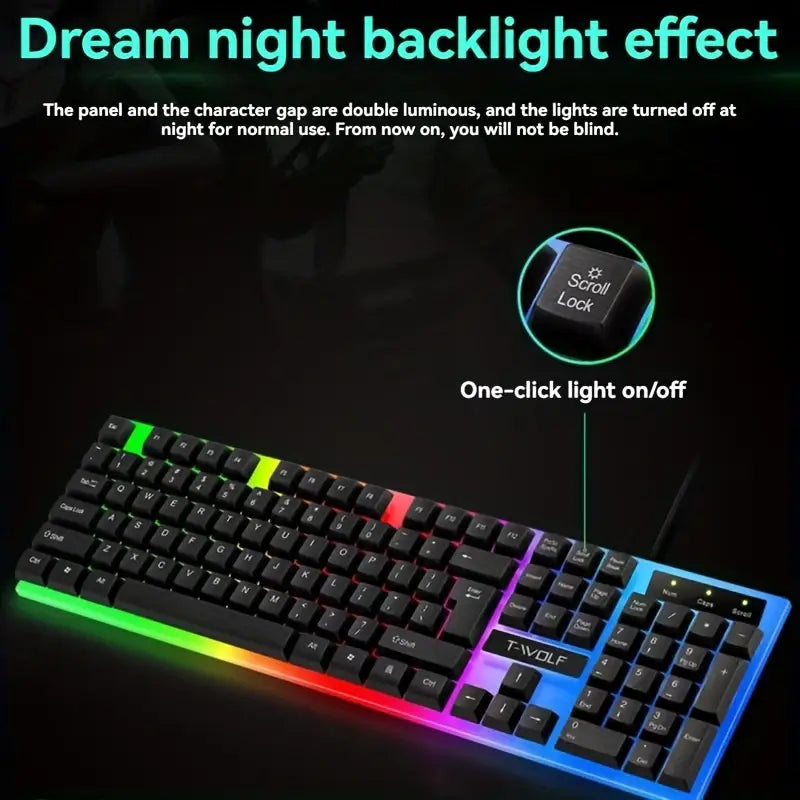 GameMaster: Ultimate Gaming Mouse & Keyboard Set