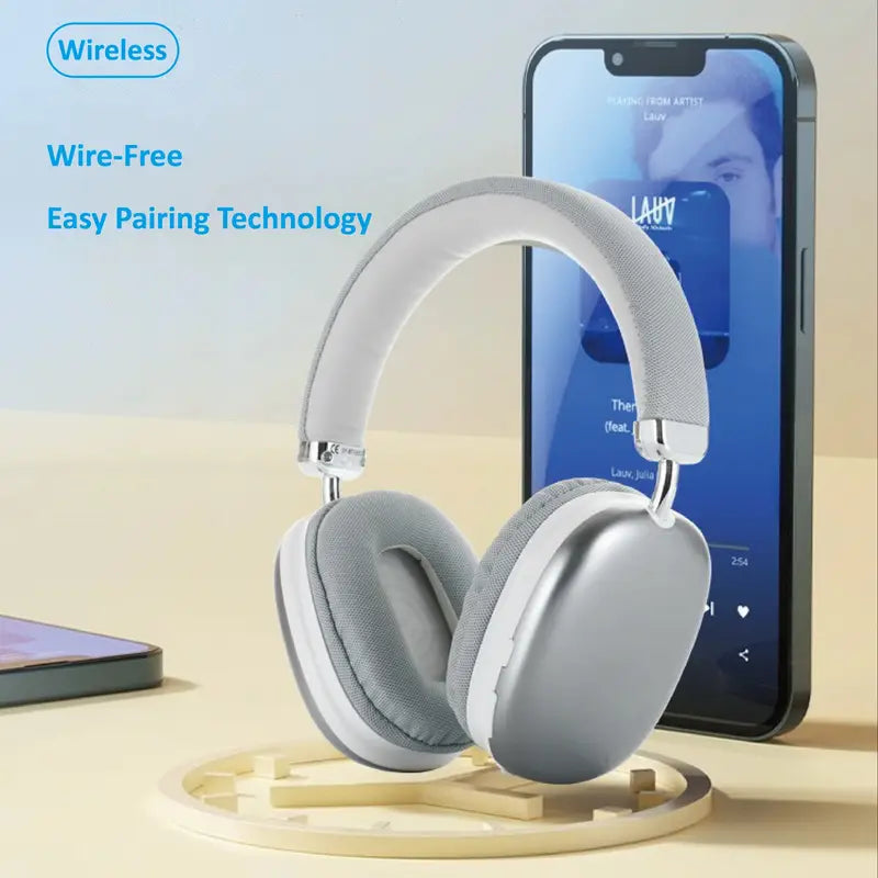 Wireless Headphones, Stereo Headphones With Microphone, Surging Bass, USB-C Charging Port, FM, Sports Headphones, Gaming Headsets