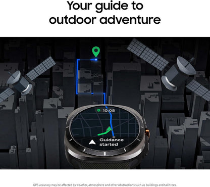 Galaxy Watch Ultra 47mm (Middle East Version) Smartwatch, LTE, Health Monitoring, Fitness Tracker - Titanium Gray